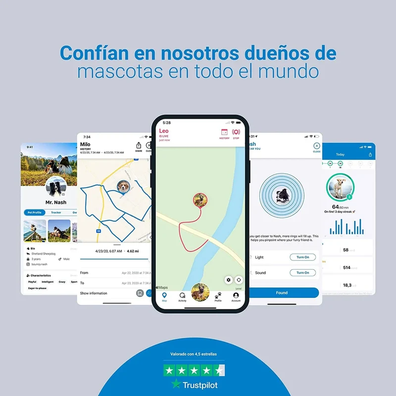 GPS para Coleira para Cães (2021) - Saiba aonde está o seu cão - Localização e Seguimento de Actividade permanente