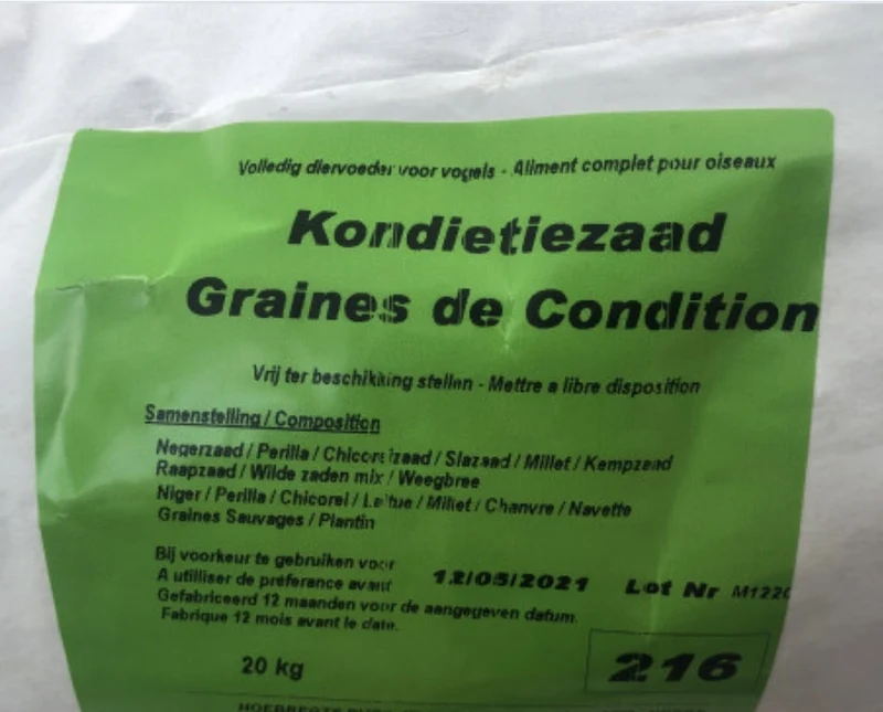 Konditionssamen 1kg (216) - Hobbyfarm Hoebregts