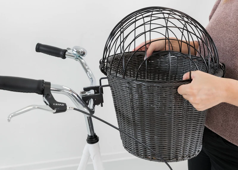 Trixie Rattan-Hundefahrradkorb – 5 kg