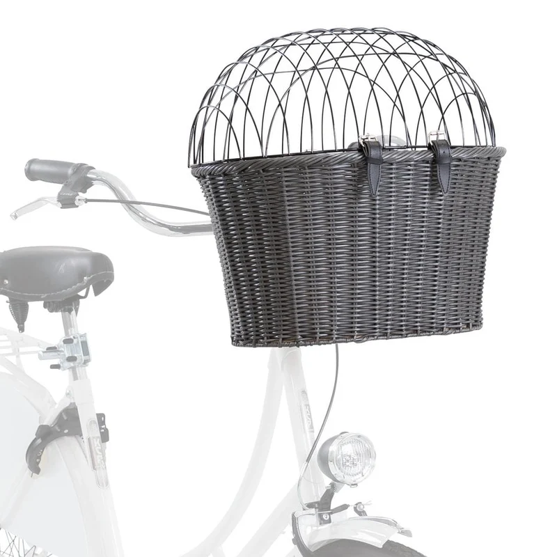 Trixie Rattan-Hundefahrradkorb – 5 kg