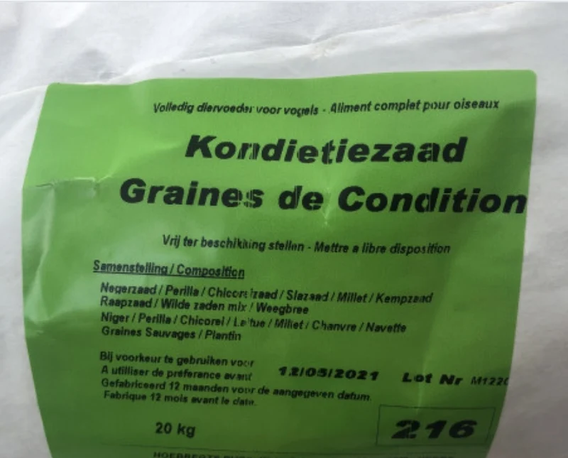 Konditionssamen 20kg (216) - Hobbyfarm Hoebregts