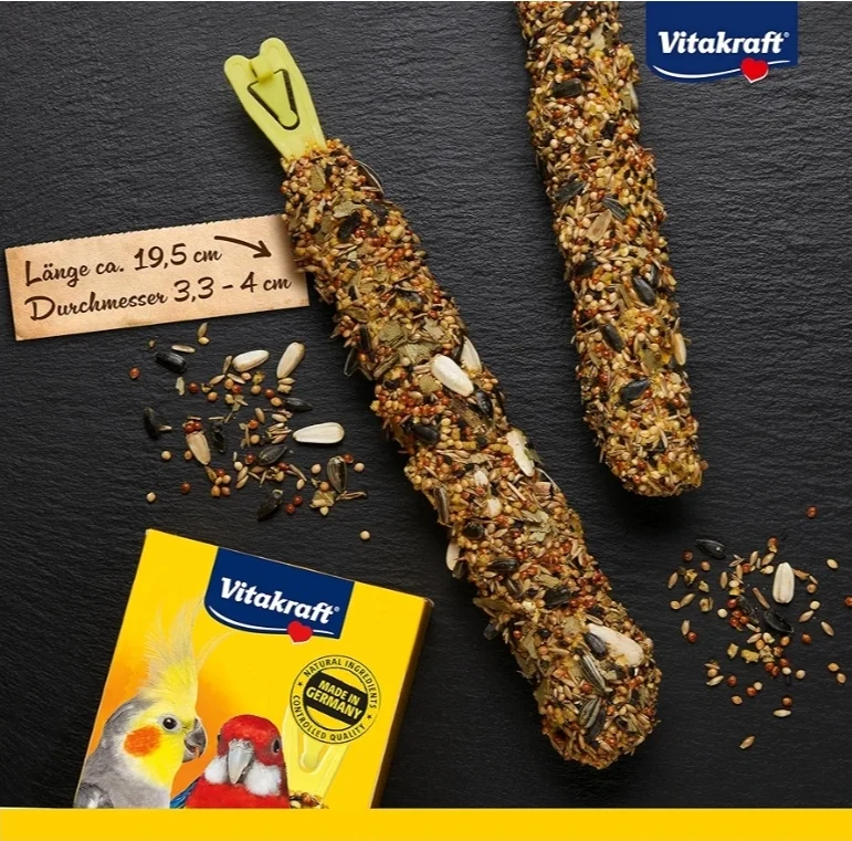 Vitakraft Kräcker® Nymphensittich mit Honig und Eukalyptus, 2 Stück