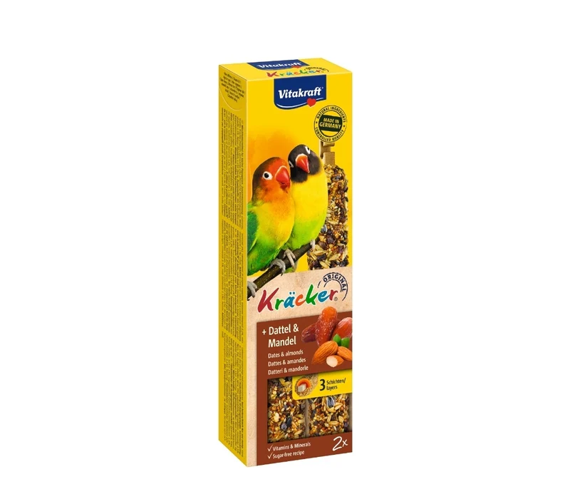 Vitakraft Kräcker Turteltaube mit Dattel und Mandel, 2 Stück