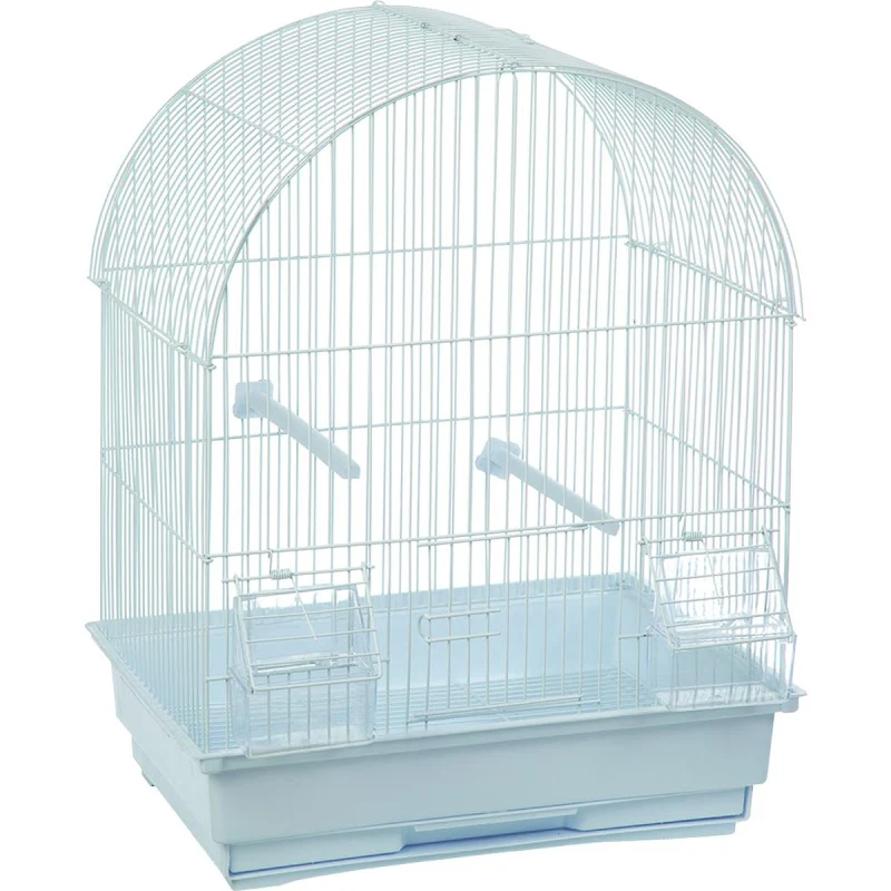 Vogelkäfig Alor Weiß 2 - 34.50 x 28 x 48.5 cm