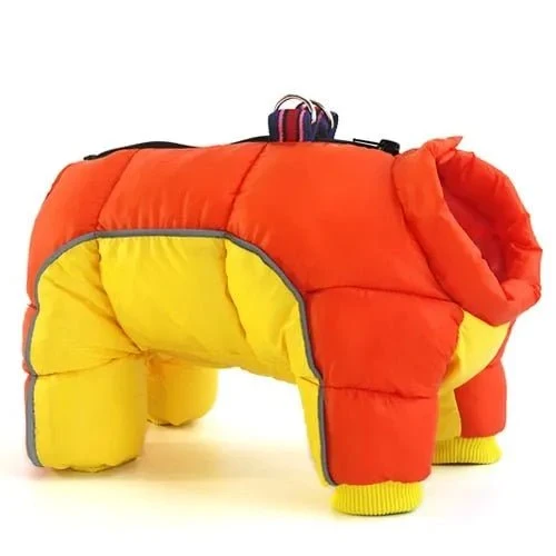 Fato / Casaco Completo Impermeável Quente e Acolchoado para Cães