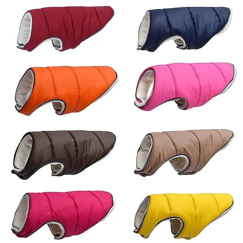 Blusão Quente e Confortável para Cães Pequenos, Médios e Grandes (Fleece Jacket)