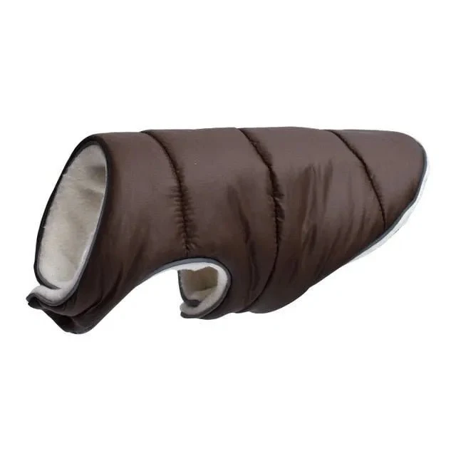 Blusão Quente e Confortável para Cães Pequenos, Médios e Grandes (Fleece Jacket)