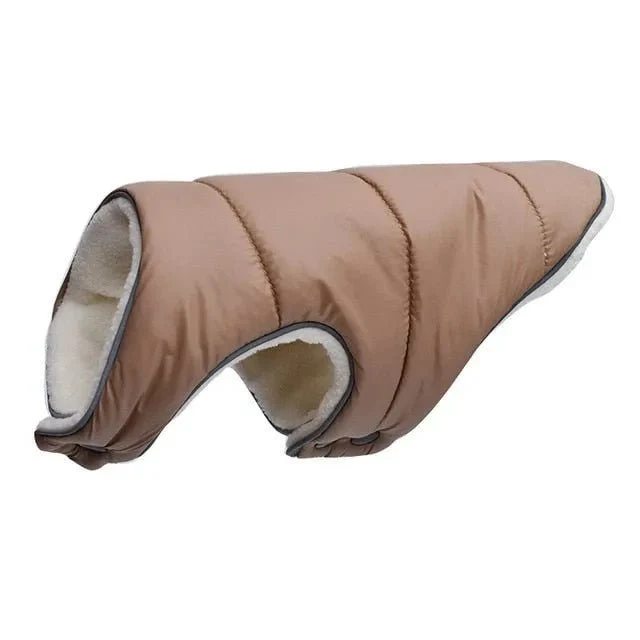 Blusão Quente e Confortável para Cães Pequenos, Médios e Grandes (Fleece Jacket)
