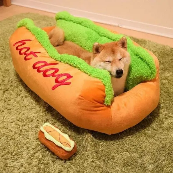 Cama Quentinha "Hot-Dog" / "Cachorro Quente" em dois tamanhos