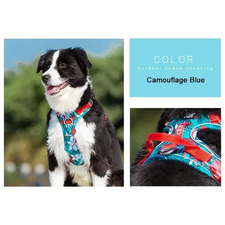 Peitoral Reflector em Nylon de alta segurança para cães