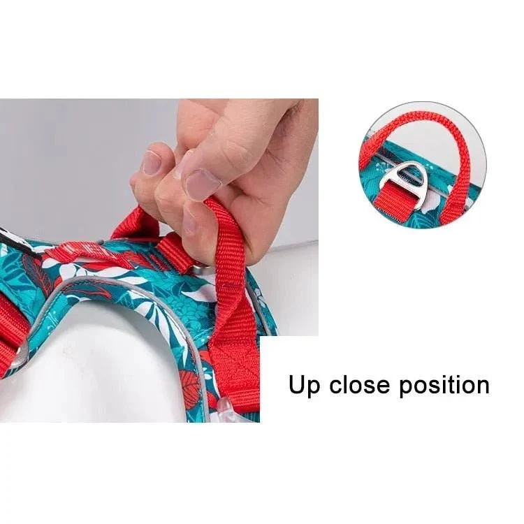 Peitoral Reflector em Nylon de alta segurança para cães
