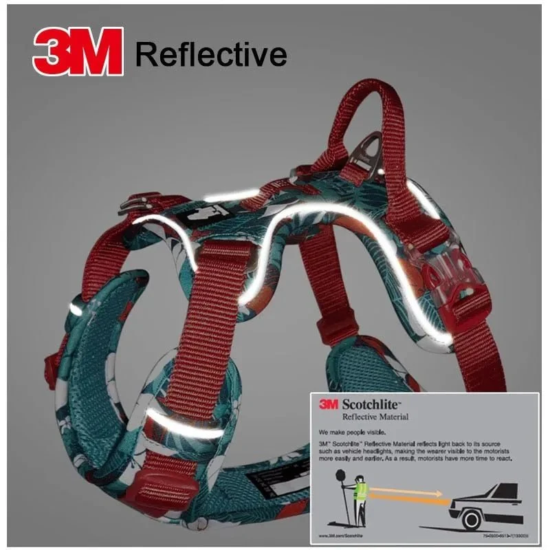 Peitoral Reflector em Nylon de alta segurança para cães