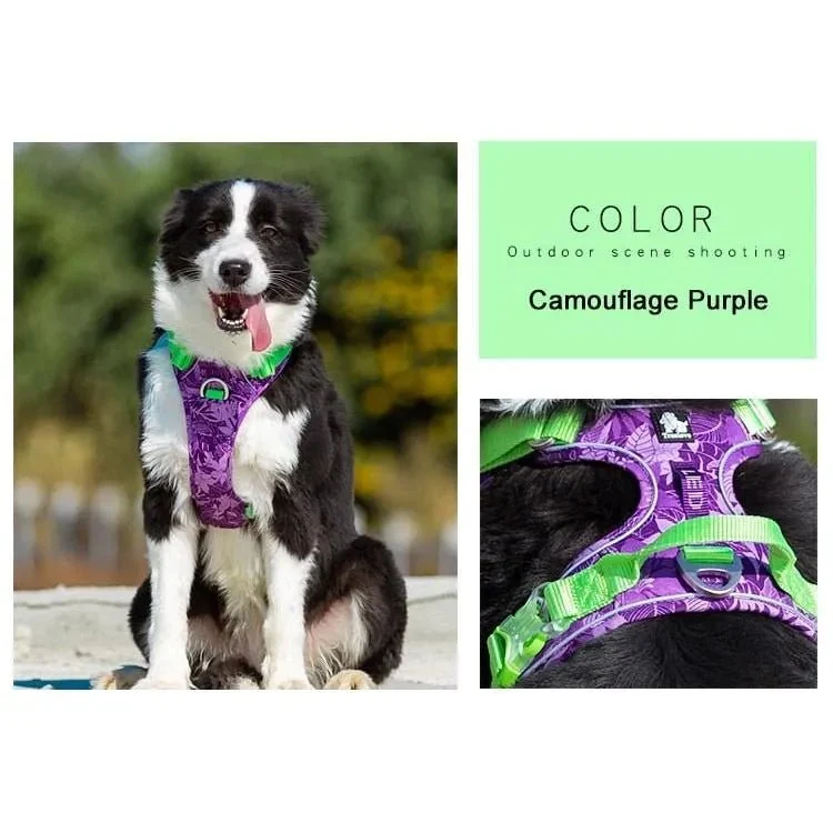 Peitoral Reflector em Nylon de alta segurança para cães