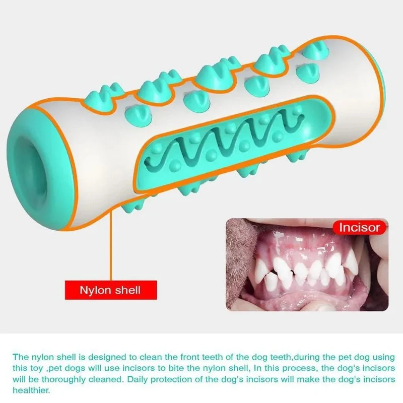 Brinquedo Limpador de Dentes em Borracha Extra-Soft e Resistente