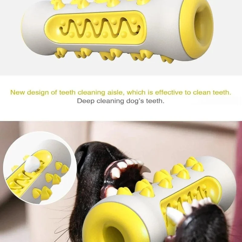 Brinquedo Limpador de Dentes em Borracha Extra-Soft e Resistente