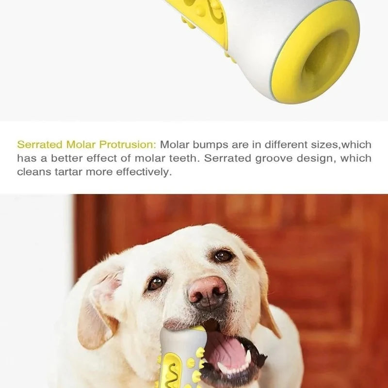 Brinquedo Limpador de Dentes em Borracha Extra-Soft e Resistente
