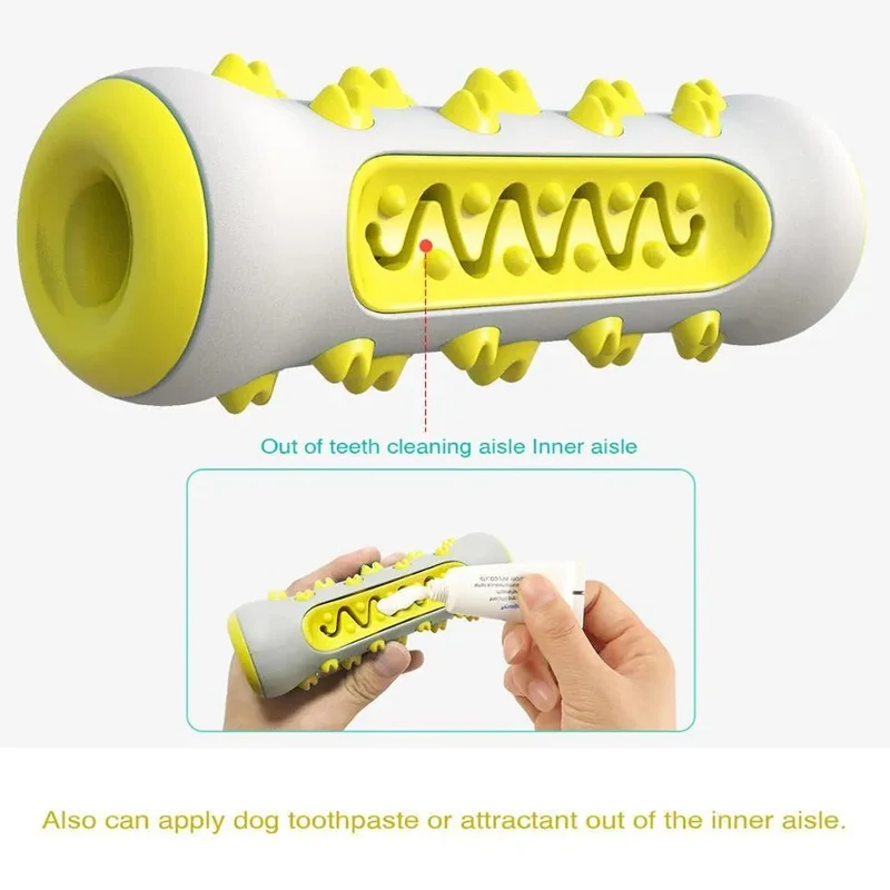 Brinquedo Limpador de Dentes em Borracha Extra-Soft e Resistente
