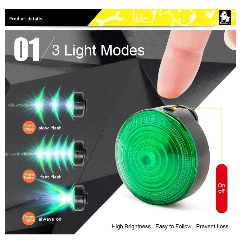 Luz LED de Segurança para Coleiras (Impermeável)