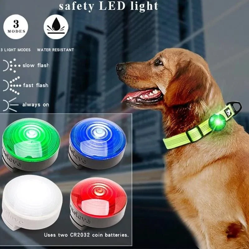 Luz LED de Segurança para Coleiras (Impermeável)