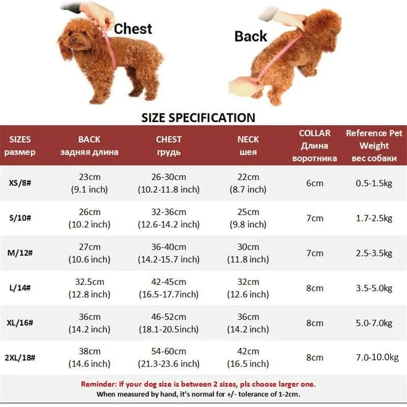 Fato / Casaco Completo Impermeável para Cães
