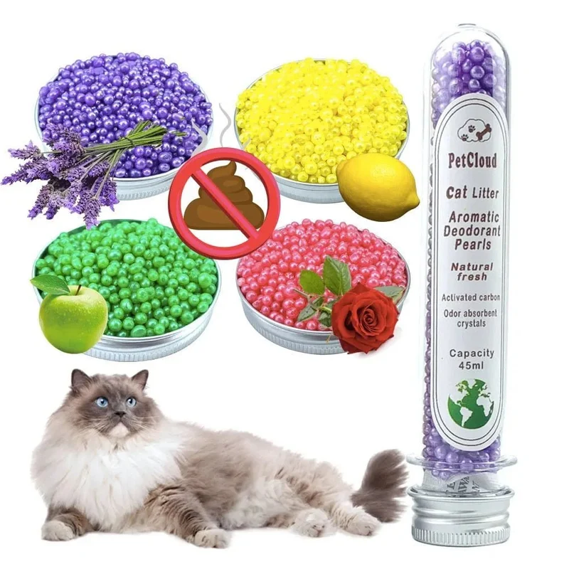 Granulado Aromático / Desodorizante para Liteira / WC de Gatos