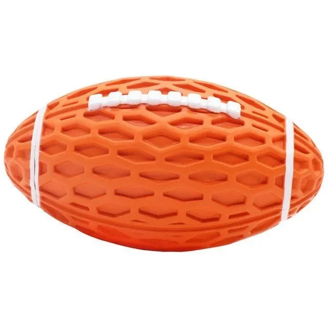 Brinquedo "Bola de Râguebi" Durável e Flutuante para Cães