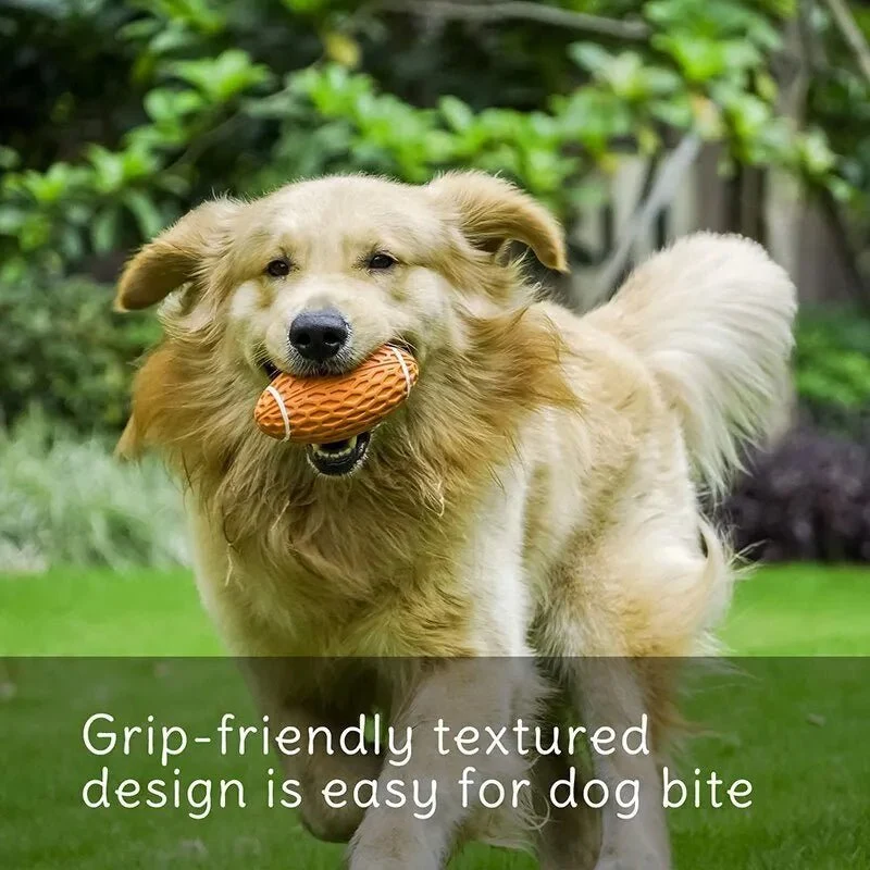 Brinquedo "Bola de Râguebi" Durável e Flutuante para Cães