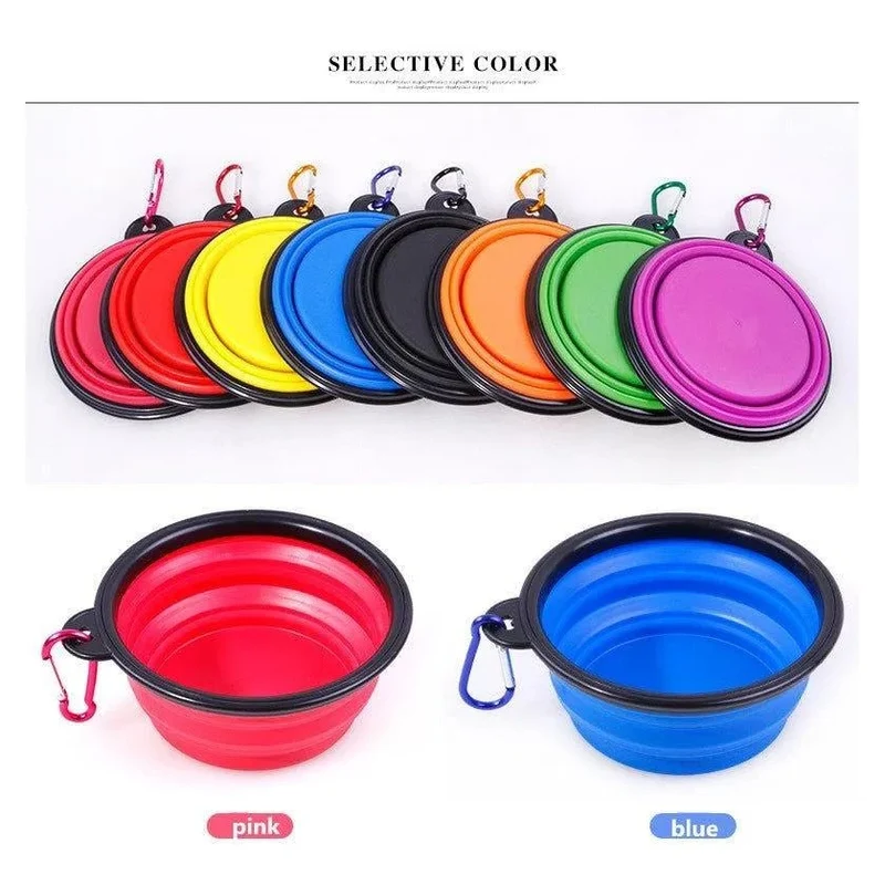 Comedouro / Bebedouro portátil para Cães ou Gatos