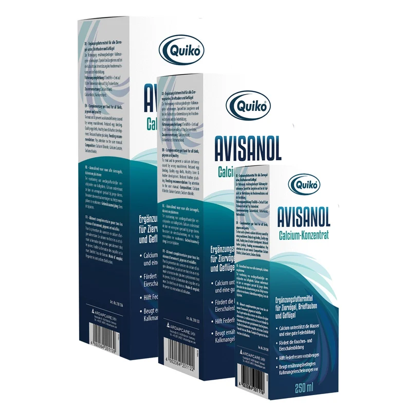 Avisanol (konzentriertes Kalziumpräparat) 250 ml – Quiko