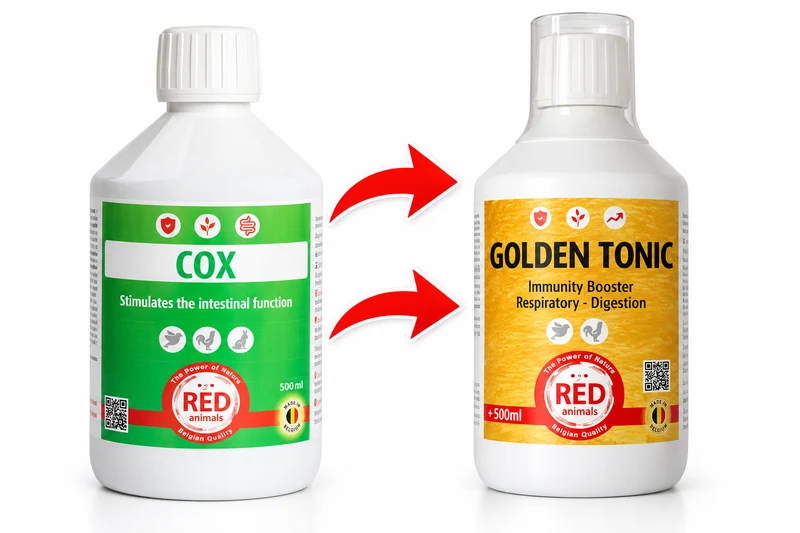 - ERSETZT DURCH GOLDEN TONIC - Cox (Darmgesundheit) 500ml - Red Animals