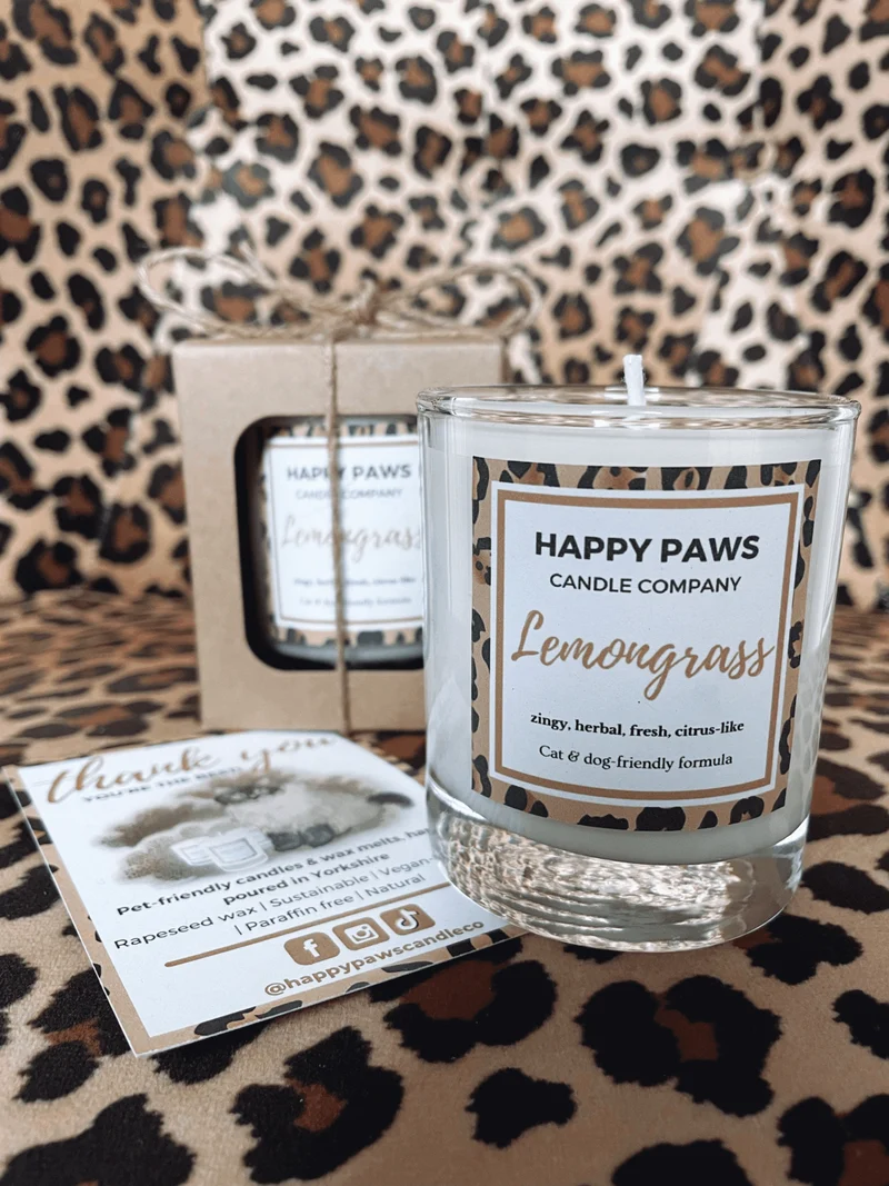 Lemongrass - Vela Aromática de Limão 'Pet Friendly'