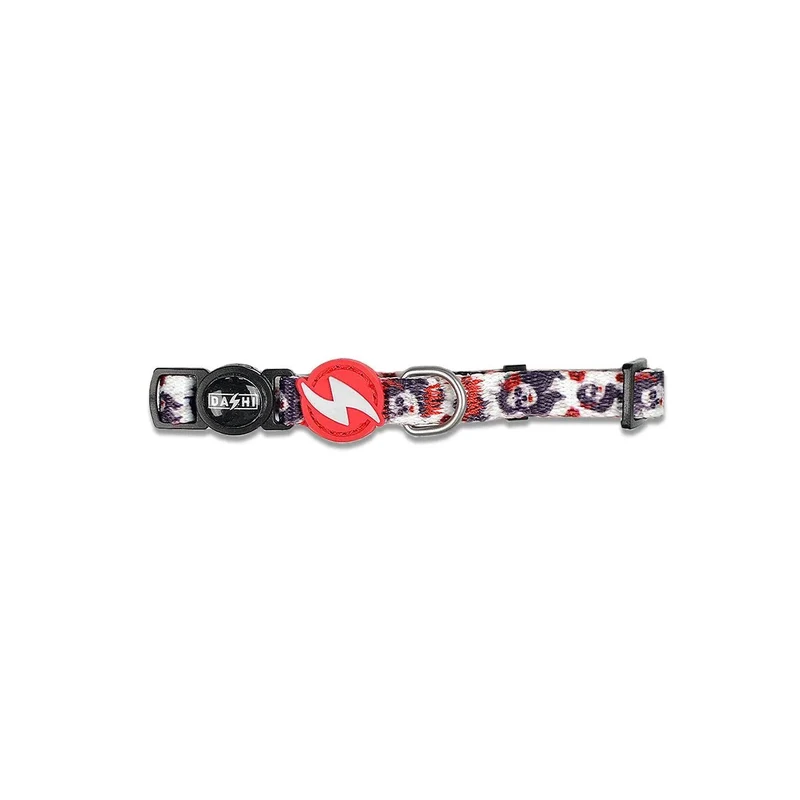 Coleira Calavera, para cães ou gatos (DASHI) - 4 tamanhos