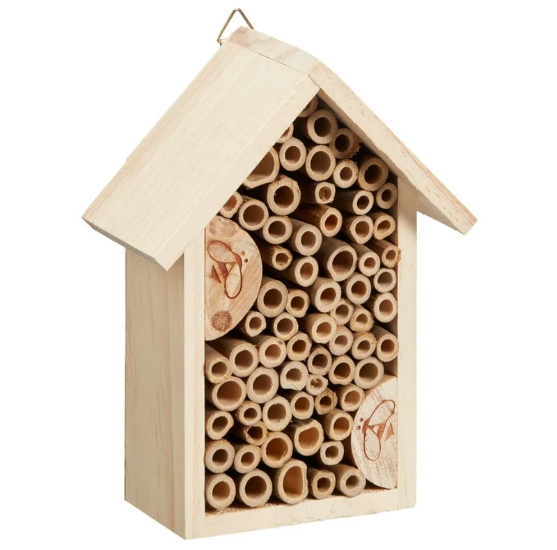 Bienenhotel Naturholz