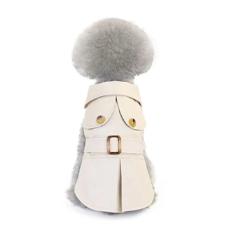 Gabardine / Casaco Impermeável para Cães de Raças Pequenas