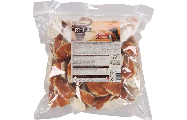 Buffalo Skin Shoe Chicken Flavour - 1 Stück - R'Hide (Flamingo)
