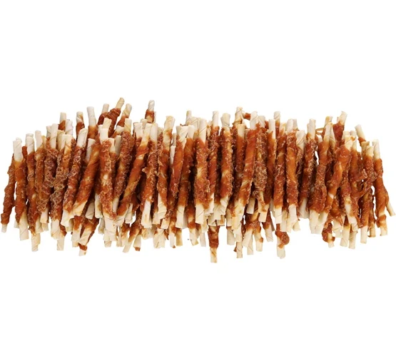 R'Hide-Stange mit Huhn 7/8 mm 12 cm, 150 Stück – 1.8 kg