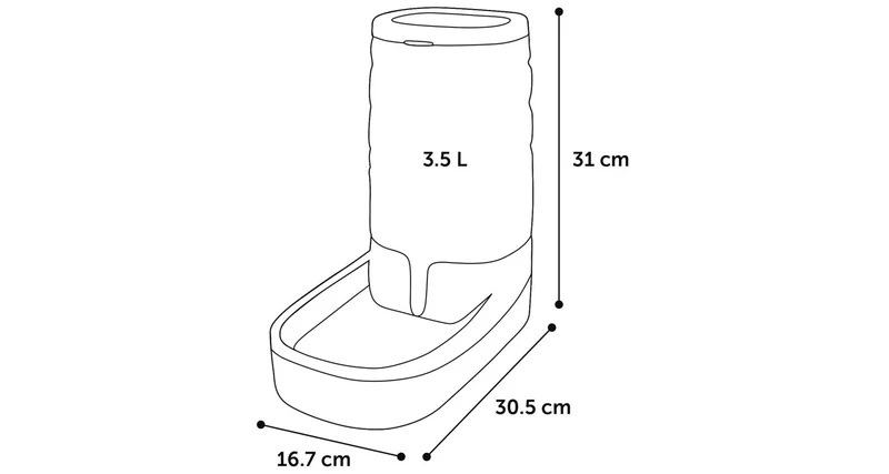 WASSERMASCHINE FRED GREY (Futtersilo)