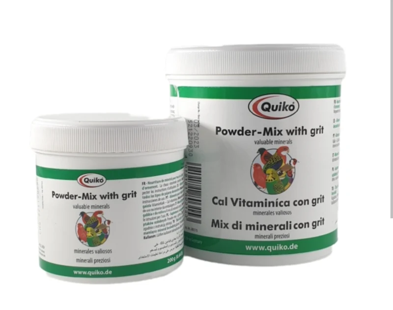 Pulver-Mix Grit mit Mineralstoffen, Calcium und Vitaminen 200g - Quiko