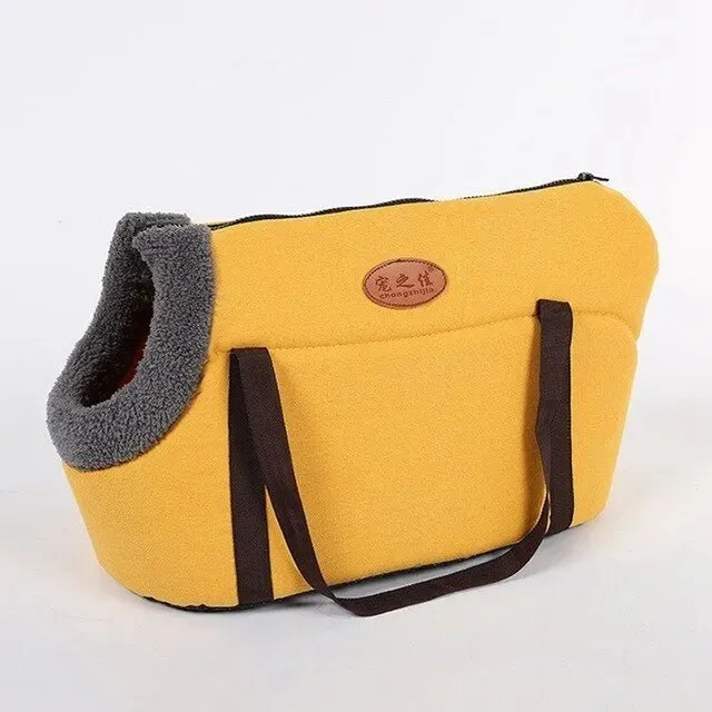 Transportadora de Inverno Quentinha e Lavável para Cães ou Gatos
