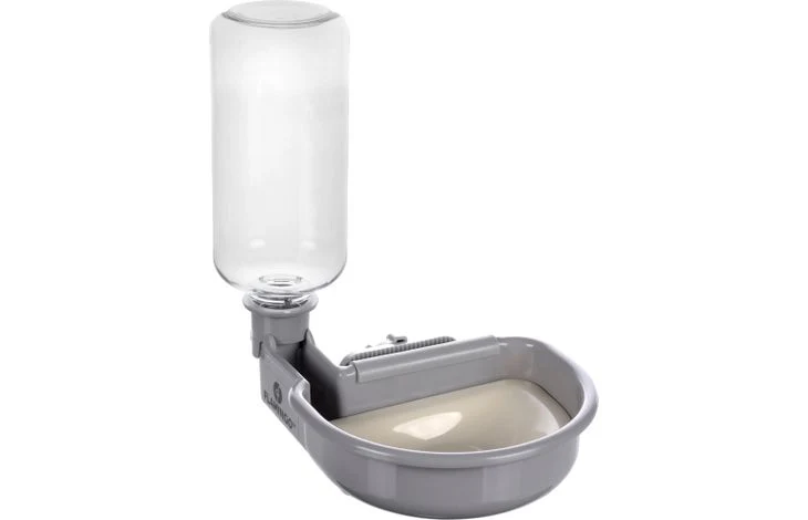 Trinknapf mit Flasche für Drahtkäfig 480 ml – Flamingo