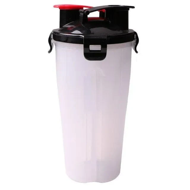 Garrafa Portátil Multifuncional para Água e Comida em Simultâneo (Bebedouro / Comedouro)