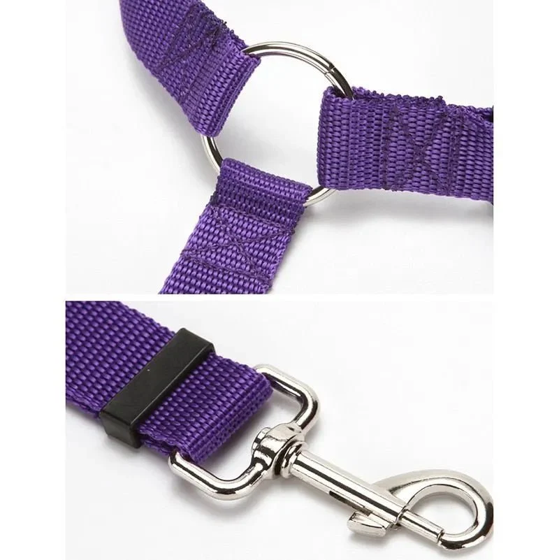 Cinto de Segurança Ajustável para Transporte de Cães no Carro (Trela)