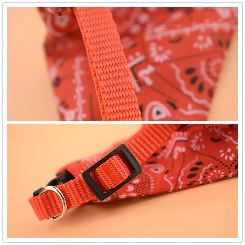 Bandana triangular ajustável para cães