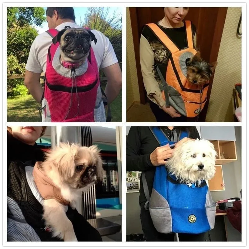 Mochila Transportadora para Cães de Raças Pequenas ou Gatos