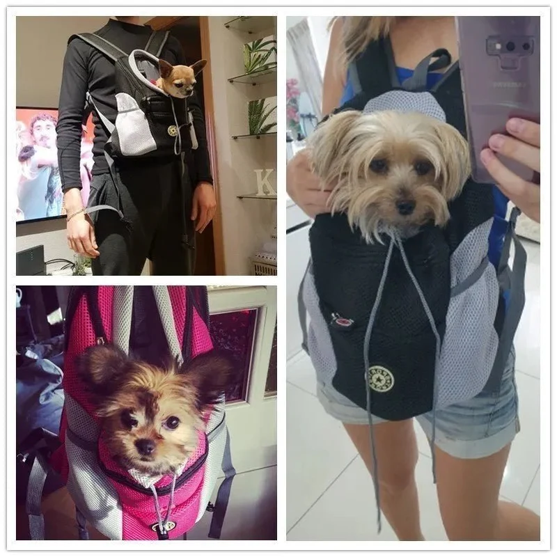 Mochila Transportadora para Cães de Raças Pequenas ou Gatos