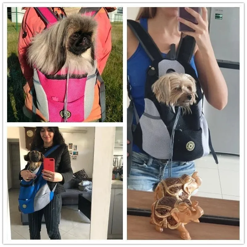 Mochila Transportadora para Cães de Raças Pequenas ou Gatos