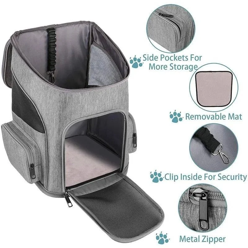Mochila Transportadora para Cães Pequenos ou Gatos