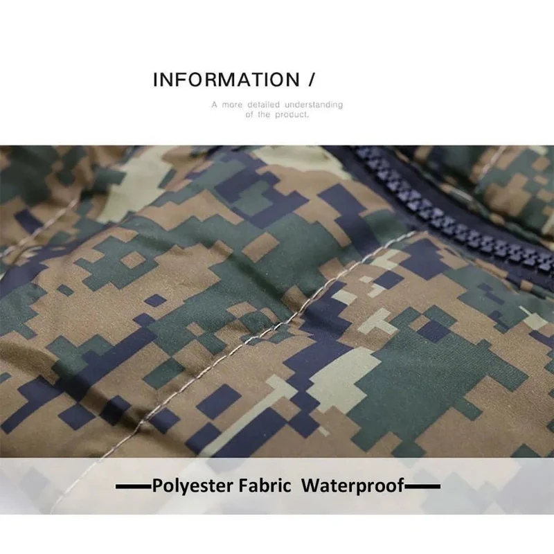 Casaco Camuflado Impermeável para Cães