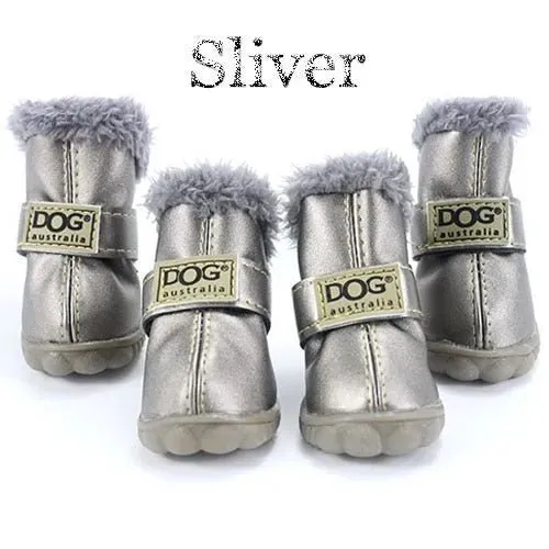 Botinhas de inverno impermeáveis para o seu cão (4 botas)