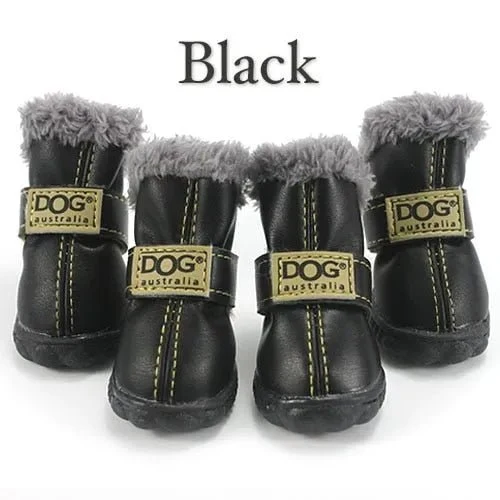 Botinhas de inverno impermeáveis para o seu cão (4 botas)